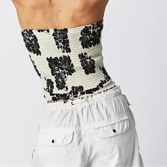 Free People // Poppy Tube Top New Floral Print Size Large - Picture 4 of 8